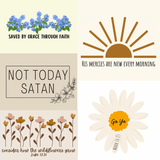 Rooted in Him Sticker Pack