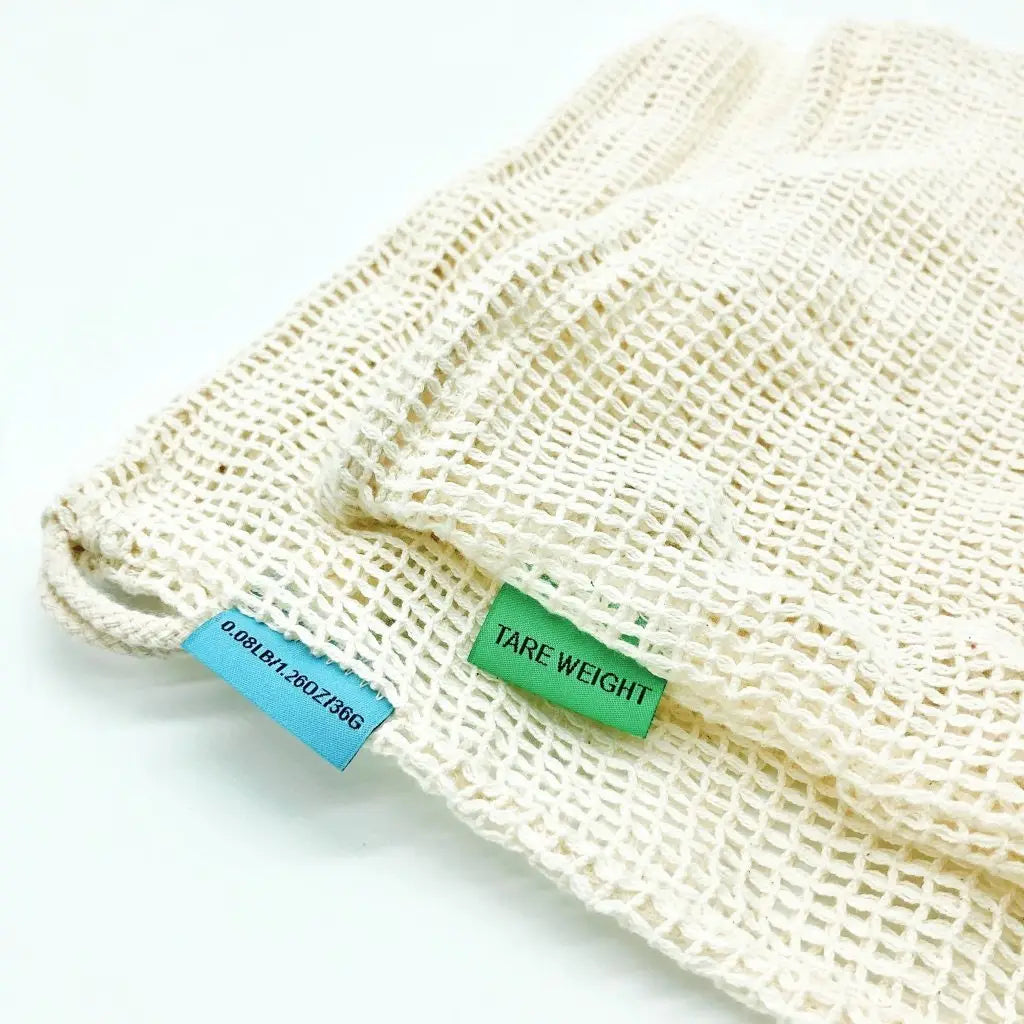 cotton mesh laundry bag