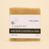 Raw Milk + Calendula + Oats | Lightly Exfoliating Bar Soap