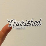 nourished sticker