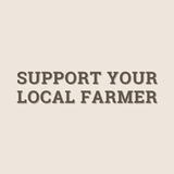 support your local farmer sticker