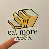 eat more butter sticker